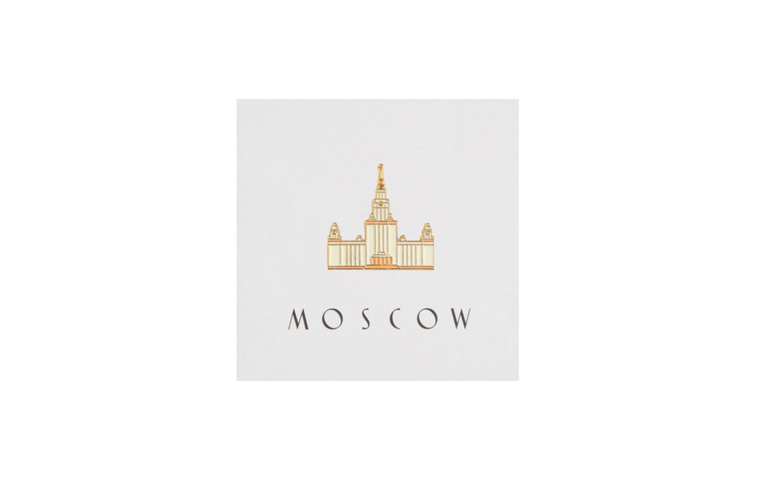 Значок Heart of Moscow — Высотка МГУ